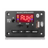 Módulo Placa P/ Amplificador Áudio Mp3 Bluetooth 5.0 Sd Usb 