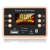 Módulo Placa P/ Amplificador Áudio Mp3 Bluetooth 5.0 Sd Usb 