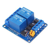 Módulo Rele 3v 10a 2 Canais Com Borne Kre Para Esp32