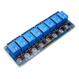 Módulo Relé 8 Canais 5v 10a - Automoção Raspberry Pi Arduino