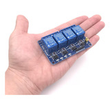 Módulo Relé Rele 4 Canais 5v 10a Para Arduino Pic Automação