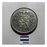 Moeda 2 1/2 Gulden 1972, Holanda H01