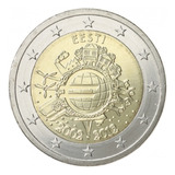 Moeda 2 Euro Comemorativa Estônia 2012