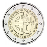Moeda 2 Euros Comemorativa Eslováquia 2014