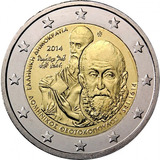 Moeda 2 Euros Comemorativa Grécia 2014