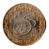 Moeda 200 Escudos 1995 Bimetálica Sb Portugal Europa Onu