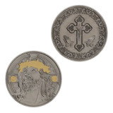 Moeda 40mm Comemorativa Jesus Cristo Coroa De Espinhos