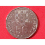 Moeda 50 Escudos 1988 - Portugal - Caravela