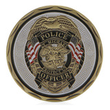 Moeda Comemorativa St. Michel Padroeiro Do Policial Police
