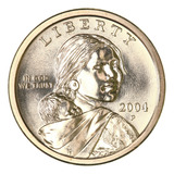 Moeda Da Serie Sacagawea 2004 Letra