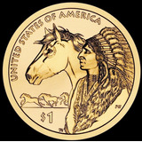 Moeda De 1 Dolar Serie Sacagawea
