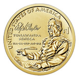 Moeda De 1 Dolar Serie Sacagawea 2022 Letra D Flor De Cunho