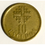 Moeda De Portugal 10 Escudos 1990