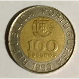 Moeda De Portugal 100 Escudos 1990