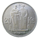 Moeda Eslovaquia Km#7.1 20 Korun 1941