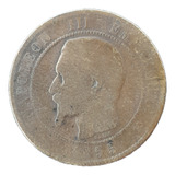 Moeda França Napoleão Iii 1865 Bom Estado