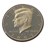 Moeda Kennedy Half Dollar Usa Proof. Fc De 2009 S