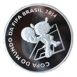 Moeda Medalha Copa 2014 Comemorativa Futebol Colecionavel