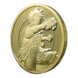 Moeda Medalha Monkey D. Luffy Anime One Piece Comemorativa