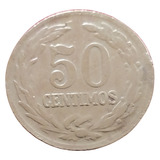 Moeda Paraguai 50 Centimos 1944 (mbc)