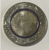 Moeda Planeta Azul Alemanha Com Anel De Polímero Azul 5 Euro