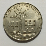 Moeda Portugal 100 Escudos 1990 Níquel