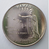 Moeda Quarter Dollar De 2008 Hawaii Origem Usa. Km#425