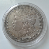Moeda Usa 1 Dólar Morgan Prata 1890 Mbc+ A24 Eua