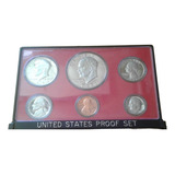 Moeda Usa Set Dólar Eisenhower 1977s Proof No Acrílico