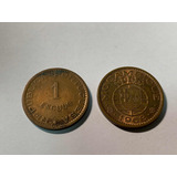 Moedas Moçambique 1 Escudo Colônia Portugal 1962-1968 Mn7