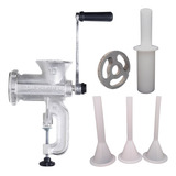 Moedor Carne Boca N 10 + Disco Rim+ Jogo Funil + Soquete