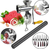Moedor Carne Maquina De Fazer Linguiça N 10+ Barra Magnetica