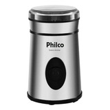 Moedor De Café Gourmet Elétrico Philco Grano Aroma Inox 220v