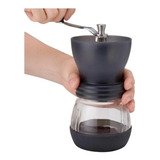 Moedor De Cafe Manual Reservatório Em Vidro E Mecanismo Em Cerâmica Moinho Para Grãos Com Manivela E Níveis De Moagem