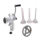 Moedor De Carne N 10+ Jogo De Funil E Disco Rim Kit Completo