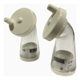 Moedor De Gergelim Branco Acrílico Plástico 140ml