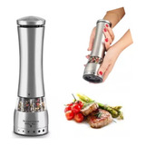 Moedor De Sal E Pimenta Aço Inox Gourmet Temperos Premium Nf