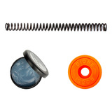 Mola Espiral Dupla Carabina Pressão Dione + Bucha Pu + Graxa