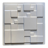 Molde 3d Mosaico Liso 29x29 Abs 1,5mm Fôrma Para Gesso 3d