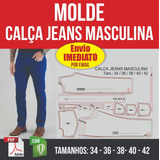 Molde Calça Jeans Trad. Masculina -