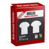 Molde Camiseta Tradicional Gola Redonda Masculina Corel Pdf