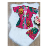 Molde Conjunto Blusa Kimono E Short