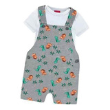 Molde Conjunto Body E Jardineira Bebe