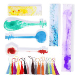 Molde De Resina Para Marcadores: Molde De Silicone Diy Com C