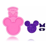 Molde De Silicone Minnie Enfermeira Mickey