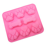 Molde De Silicone Osso Patinha Cachorro