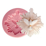 Molde De Silicone Pomba Divino Espírito Santo Já