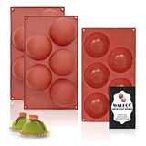 Molde De Silicone Semi-esférico Extra Grande De 5 Cavidades,