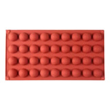 Molde De Silicone Semiesfera 36 Cavidades