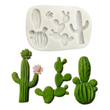 Molde De Silicone Suculentas Cactos Plantas